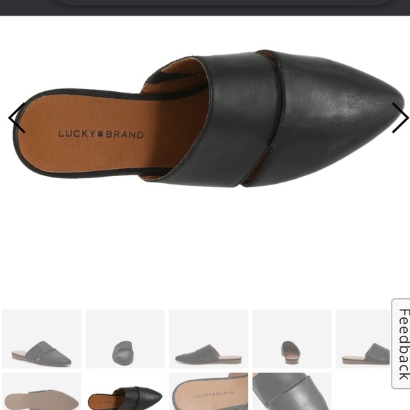 Lucky Brand | Shoes | Lucky Brand Bestru Leather Almond Toe Mule Nwt |  Poshmark